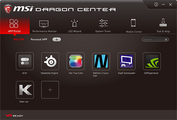 dragon gaming center windows 10